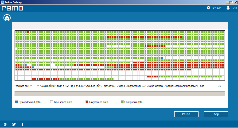 drive-utilization-main-screen