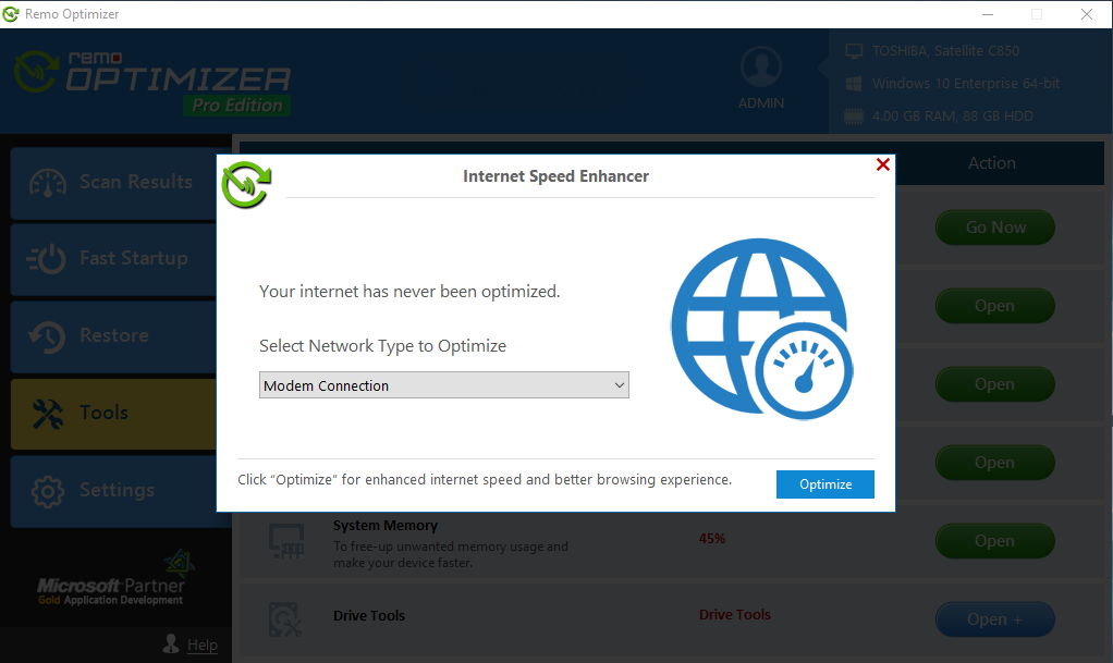 Guide to Resolve Errors on Windows with Remo Optimizer
